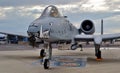 Air Force A-10 Warthog/Thunderbolt II Fighter Jet Royalty Free Stock Photo