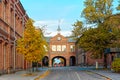 Tampella clock gate Royalty Free Stock Photo