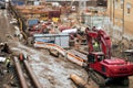 Tampere Deck and Arena project construction site.