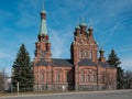 Tampere, Finland, View of the Church of Alexander Nevsky on a sunny morning