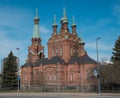 Tampere, Finland, View of the Orthodox Church of Alexander Nevsky