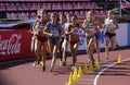 ANNA MARK HELWIGH, LUDOVICA CAVALLI Italia, BRIELLE ERBACHER Australia, KRISTLIN GEAR USA on 3000m STEEPLECHASE on IAAF World U20