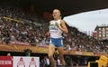 ASTRID SNALL from Finland was 17th in the 3000 METRES final at the IAAF World U20 Championships in Royalty Free Stock Photo