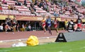 Athlets running 200 metrs heats in IAAF World U20 Championship in Tampere, Finland 12 July, 2018