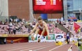 BARTOSZ GABKA from POLAND on the long jump event at the IAAF World U20 Championships in Tampere,