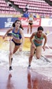 KRISTLIN GEAR and MONTANNA MCAVOY running 3000 metres steeplechase in the IAAF World U20 Championship in Tampere, Finland