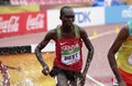 LEONARD KIPKEMOI BETT from KENYA win silver medal in 3000 metres STEEPLECHASE on the IAAF World U20 Royalty Free Stock Photo