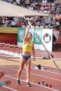 LISA GUNNARSSON SWEDEN win silver in pole vault final in the IAAF World U20 Championship Tampere,