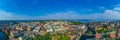 Tampere, Finland, July 22, 2022: Panorama view of Keskustori squ Royalty Free Stock Photo