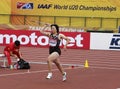 TOMOKA KUWAZOE JAPAN win silver medal in javelin throw final in the IAAF World U20 Championship in