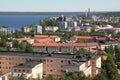 View from Pyynikki observation tower to Tampere city center