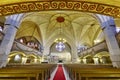 Tampere lutheran church interior. Finland landmark heritage. Suomi