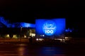 Tampere talo lit up for 100 years of Finnish independence