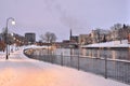 Tampere at twilight Royalty Free Stock Photo