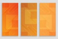 Modern Square Vibrant Banner Set