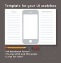 Tamplate for your UI sketches
