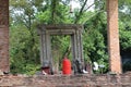 A tample of Lord Shiva. A idol stone of Lord Shiva.