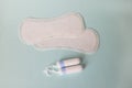 tampons and panty liners for feminine hygiene