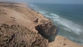 Tamri Sea : Aerial Panorama of Agadir Beach, Morocco (4K Drone Footage)