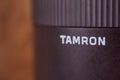 12.07.2020 Tamron lens 28-75 mm f 2.8 Di III RXD for Sony mirrorless camera. closeup Royalty Free Stock Photo