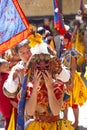 Tamshing Phala Chhoupa festival Royalty Free Stock Photo