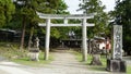 Tamukeyama Hachimangu Shrine. Nara Park, Japan. Royalty Free Stock Photo