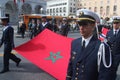 TAN parade of foreign navies. Marocco flag