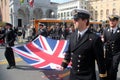 TAN parade of foreign navies. united kingdom flags