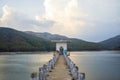 Tan Son dam, also known as Tan Son irrigation lake, is located in Nghia Hung commune, Chu Pah district, 25 km north of Pleiku city