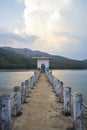 Tan Son dam, also known as Tan Son irrigation lake, is located in Nghia Hung commune, Chu Pah district, 25 km north of Pleiku city