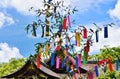 Tanabata festival at Kitano Tenjin Shrine, Kyoto Japan.