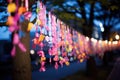 Tanabata, the Star Festival in Japan, where vibrant decorations . AI Generated