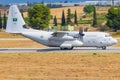 Tanagra Air Base - Greece September 5th 2023: Lockheed C-130H Hercules from Saudi Arabia - Air Force at Tanagra Royalty Free Stock Photo