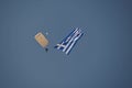 PARADROP WITH GREEK FLAG - ATHENS FLYING WEEK GREECE