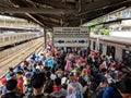 Tanah Abang Station in Jakarta Royalty Free Stock Photo