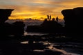 Tanah Lot beach at sunset