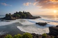 Tanah lot temple hindu temple Bali Island, Indonesia. The Tanah Lot Temple, the most important Hindu Temple of Bali, Indonesia. Royalty Free Stock Photo
