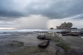 The Tanah Lot Temple, hindu temple Bali Island, Indonesia. Royalty Free Stock Photo