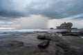 The Tanah Lot Temple, hindu temple Bali Island, Indonesia. Royalty Free Stock Photo