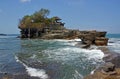 Tanah Lot Temple on Rocks by Incoming Tide