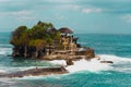 Tanah Lot Temple on Sea in Bali Island Indonesia Royalty Free Stock Photo