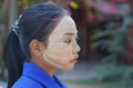 Young burmese girl, Bagan, Burma, Asia
