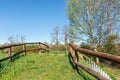 Tanaro park in springtime. Royalty Free Stock Photo