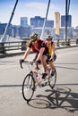 Tandem Cyclists - 94.7 Cycle Challenge Royalty Free Stock Photo