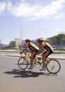 Tandem Cyclists - 94.7 Cycle Challenge Royalty Free Stock Photo