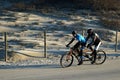 Tandem MTB team during the MTB Beach Challenge