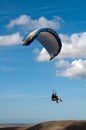 Tandem paragliding Royalty Free Stock Photo