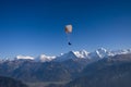 Tandem paragliding