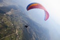 Tandem paragliding in Nepal Royalty Free Stock Photo