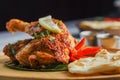 Tandoori Chicken. Indian barbecue chicken. Indian chicken dish Royalty Free Stock Photo